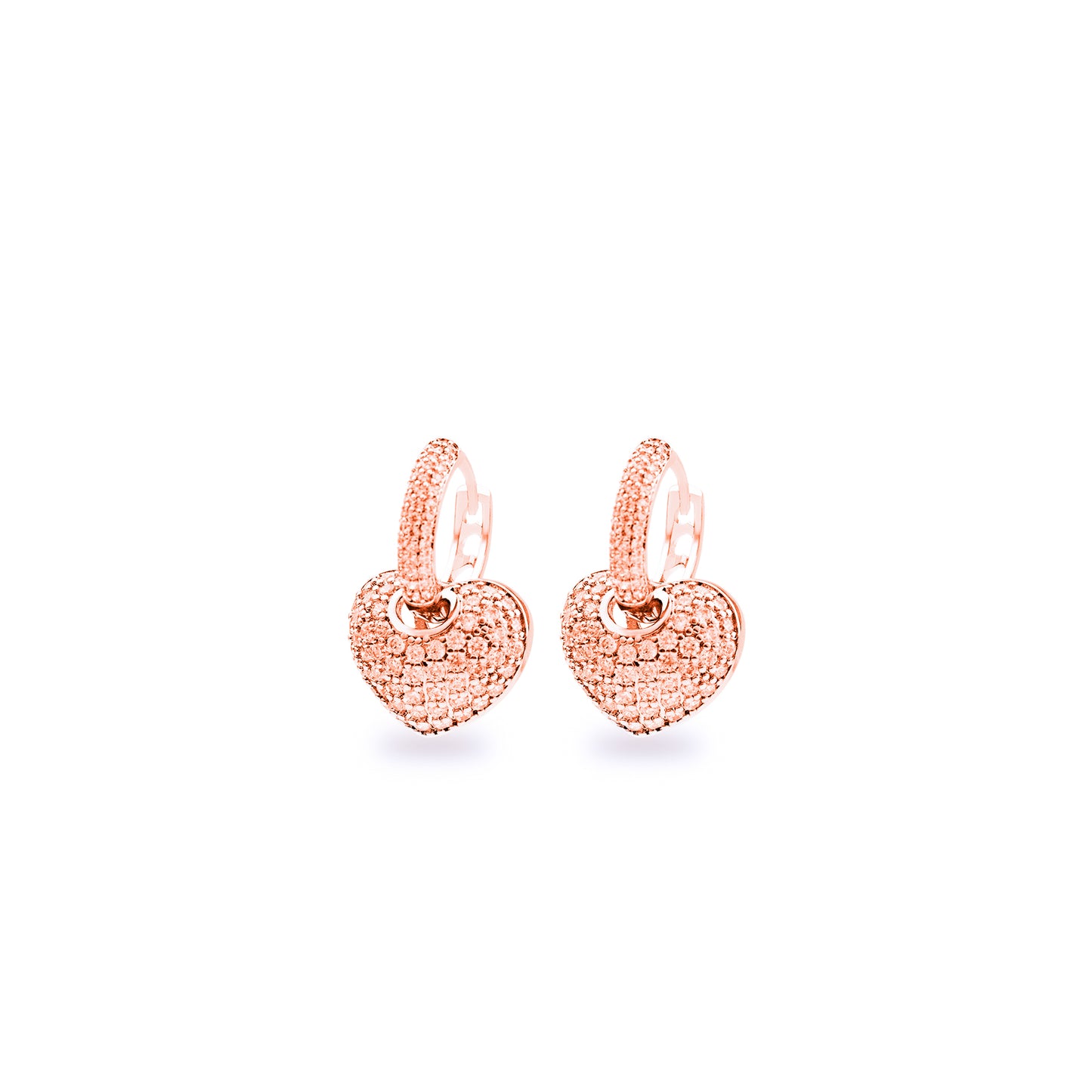 Mini Heart Drop Earrings