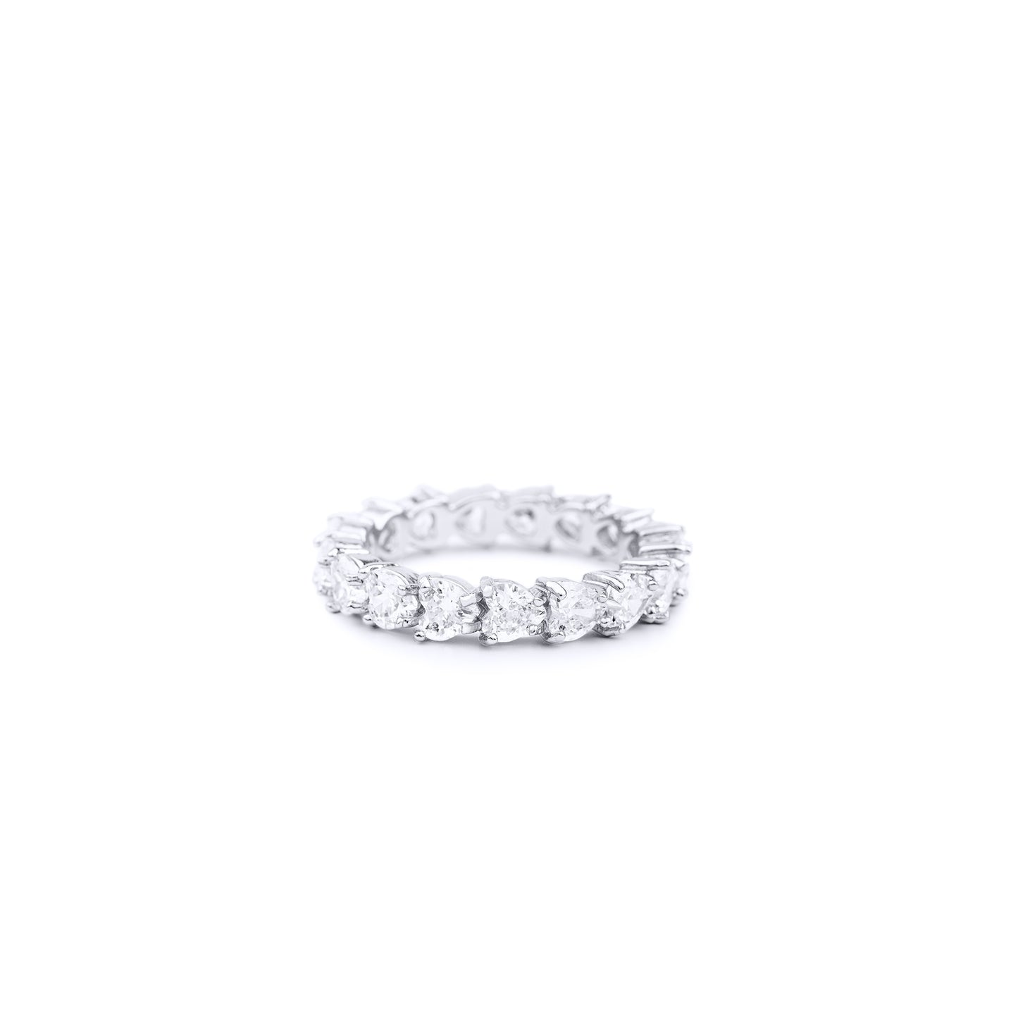 Heart Band Eternity Ring
