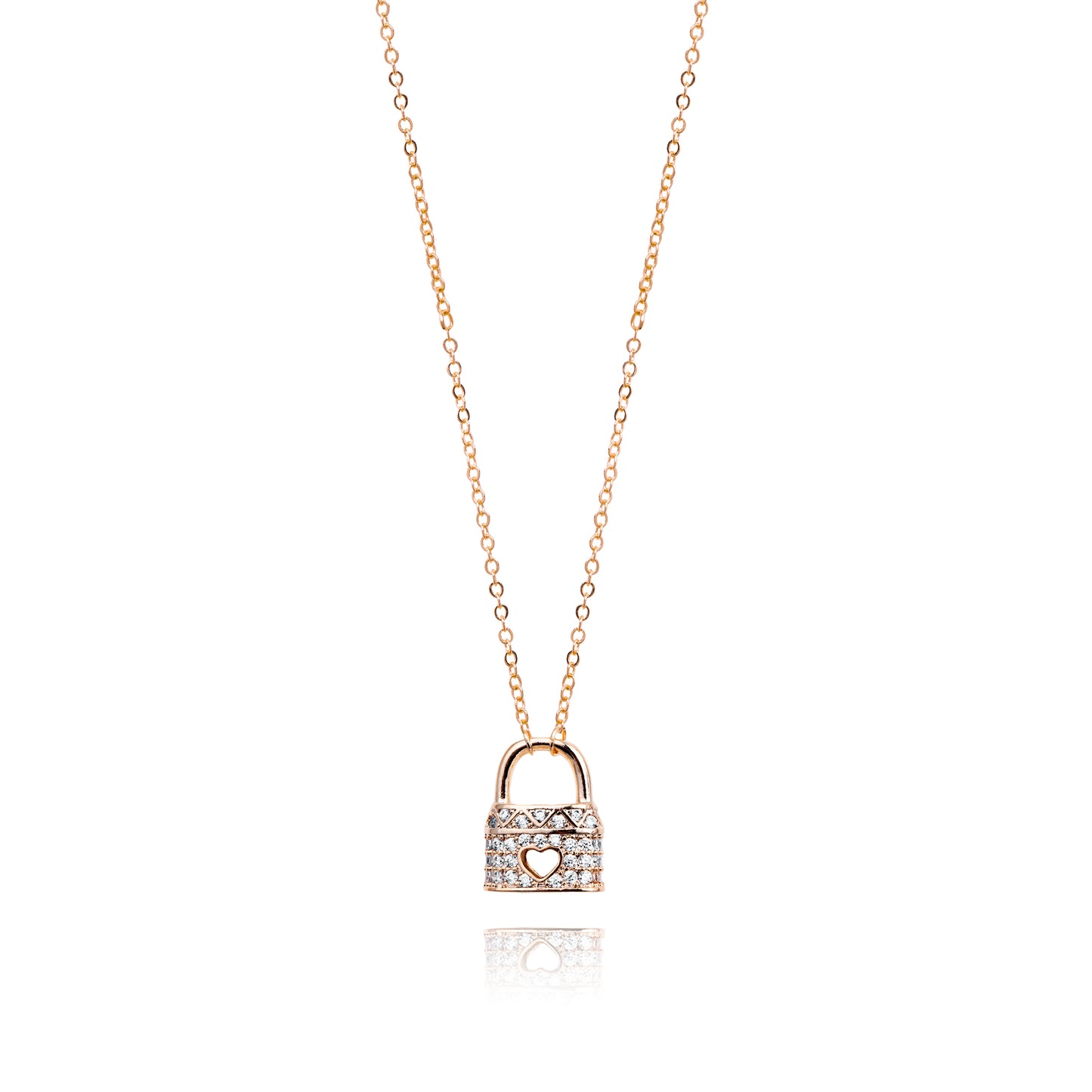 Tiny Lock Teen Necklace